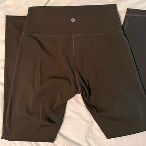 Olive green lululemon leggings